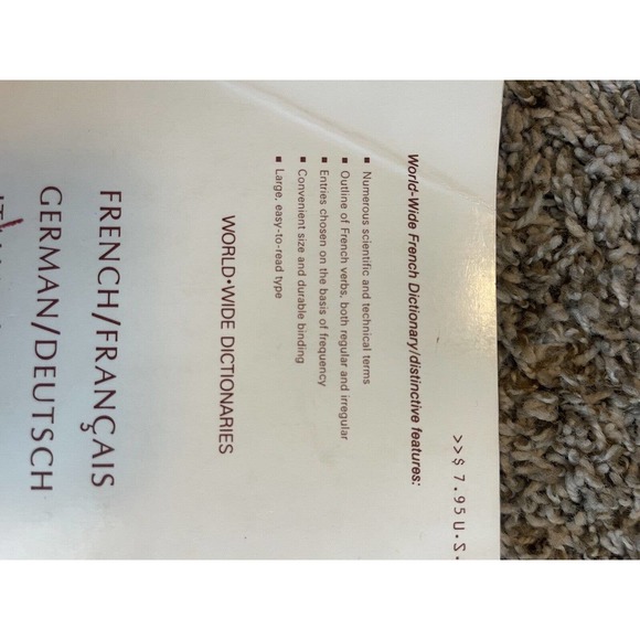 Complete French-English Dictionary Educational Book - Picture 3 of 3